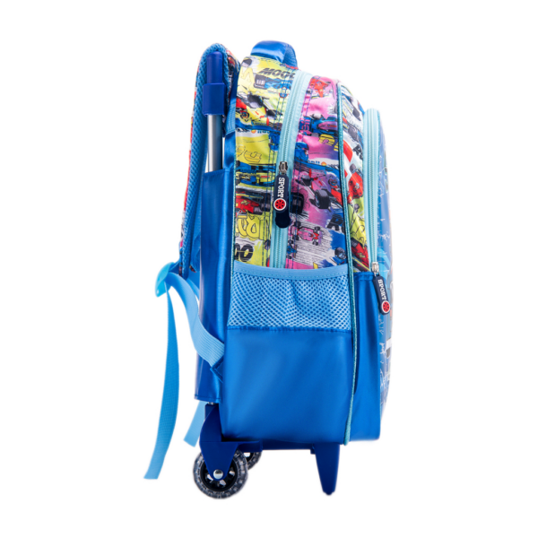 Kit Mochila Escolar Infantil de Rodinhas Menino Bolsa Resistente Impermeável Com Lancheira e Estojo - Image 6