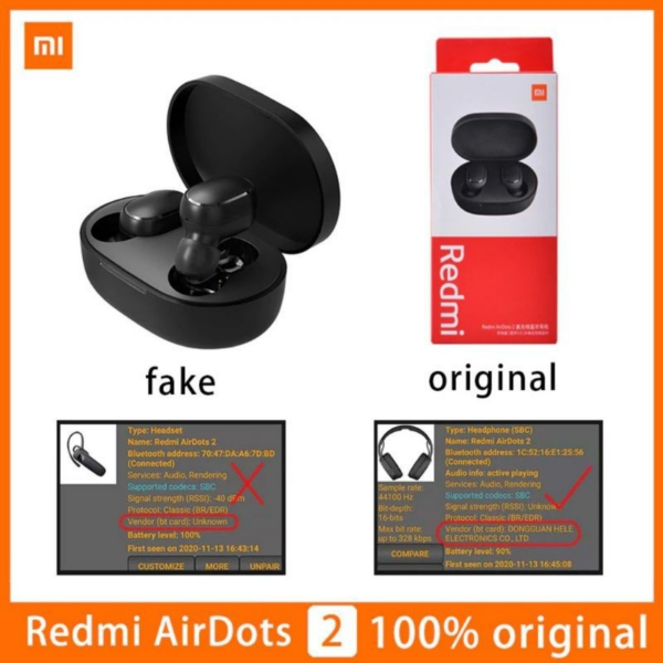 Fone Bluetooth Redmi Airdots 2 Qualidade - Image 8